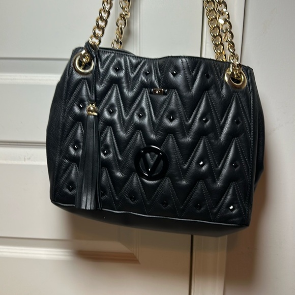 Valentino Handbags - Valentino Black Quilted Handbag